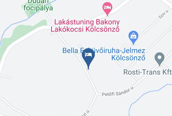 Pajta Porta Vendeghaz Map