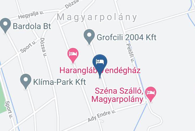 Magyarpolany - Pajta Szallo Maps