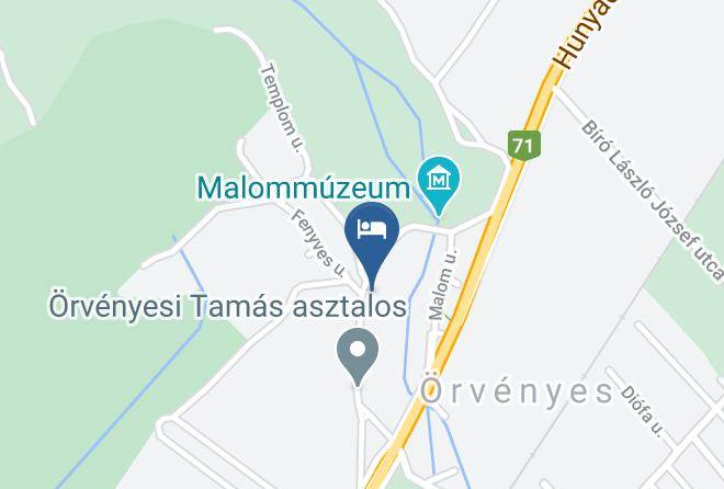 Orvenyes - Pajtas Vendeghaz Maps
