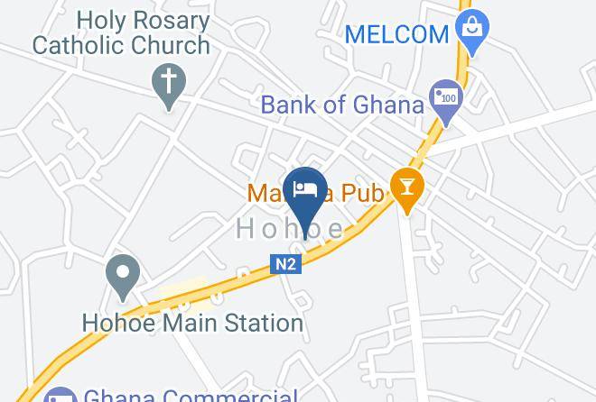 Hohoe - Pak Greenhill Hotel Maps