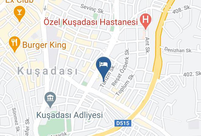 Kusadasi - Marko Pasa Konagi & Oteli Maps