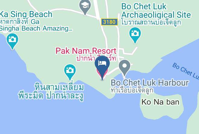 Amphoe La Ngu - Pak Nam Resort Maps