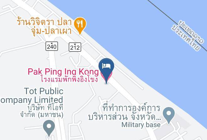 Amphoe Mueang Nakhon Phanom - Pak Ping Ing Kong Hotel Maps