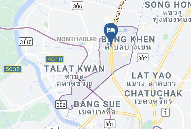 Amphoe Mueang Nonthaburi - Pak Ping Ing Thang Boutique Hotel Maps