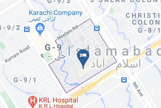 Islamabad - Pak Rose Hotel Maps