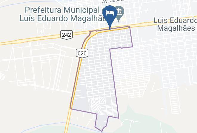 Luis Eduardo Magalhaes - Pak Suites Hotel Maps