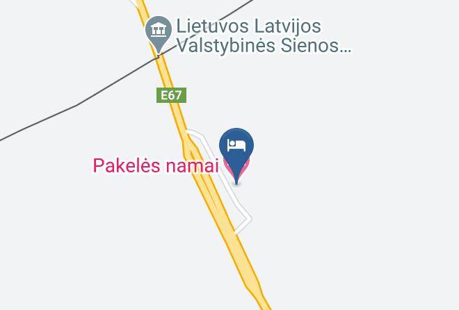 Pakeles Namai Pasienis Motelis Road Side Motel Map