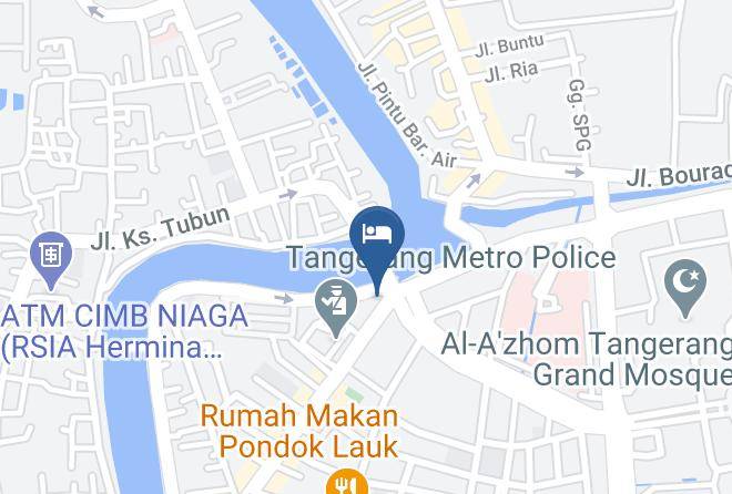 Kota Tangerang - Pakons Prime Hotel Maps