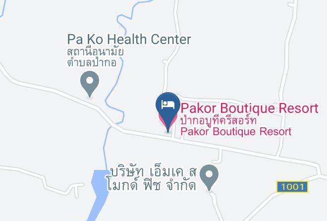 Amphoe Mueang Phang Nga - Pakor Boutique Resort Maps