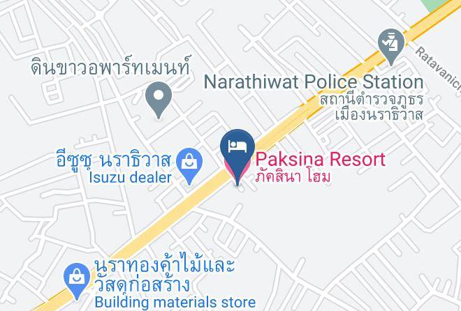 Mueang Narathiwat District - Paksina Resort Maps