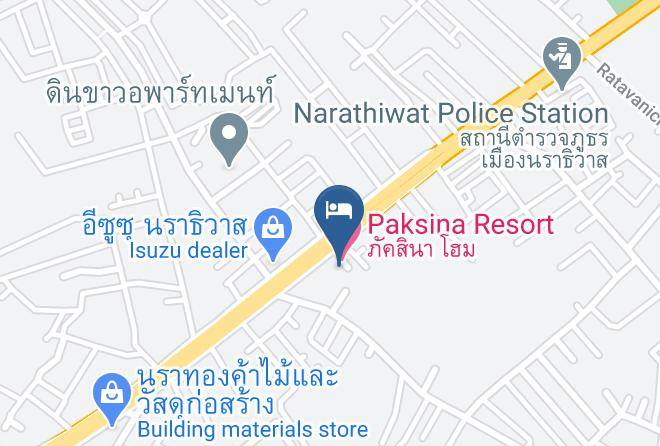 Mueang Narathiwat District - Paksina Resort Maps