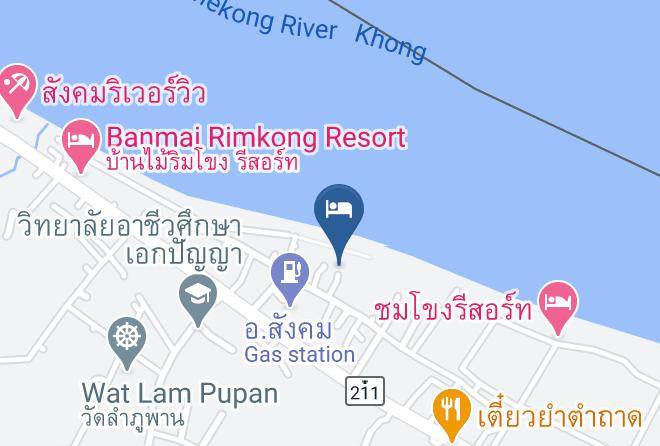 Amphoe Sangkhom - Paksom Resort Maps