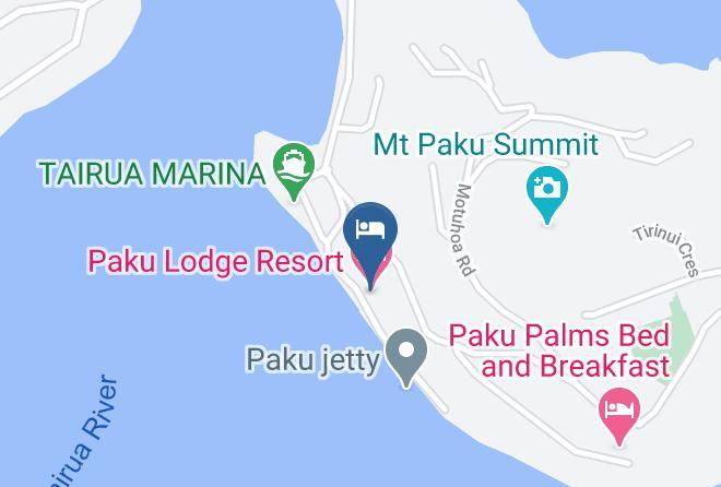 Paku Lodge Resort Motel Map