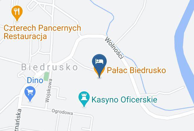 Palac Biedrusko Map
