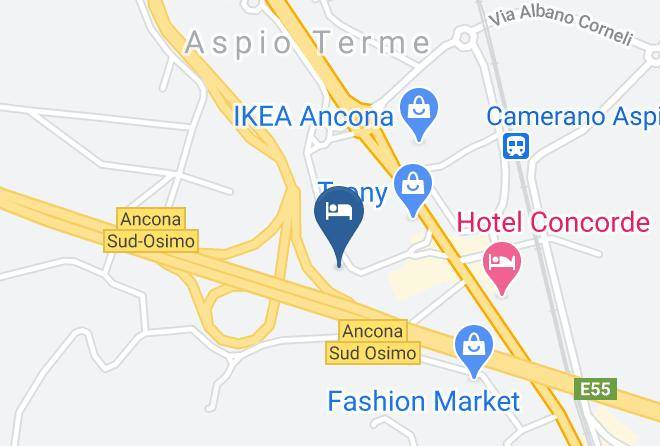 Ancona - Palace Del Conero Maps