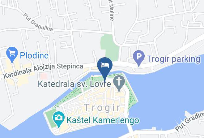 Trogir - Palace Derossi Maps