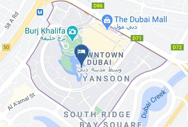 Dubai - Palace Downtown Maps