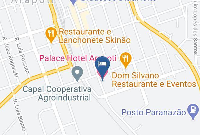 Palace Hotel Arapoti Map