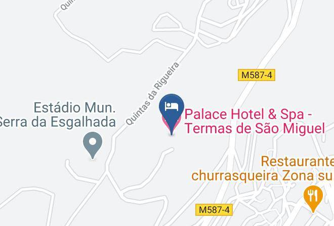 Fornos De Algodres - Palace Hotel & Spa Termas De Sao Miguel Maps