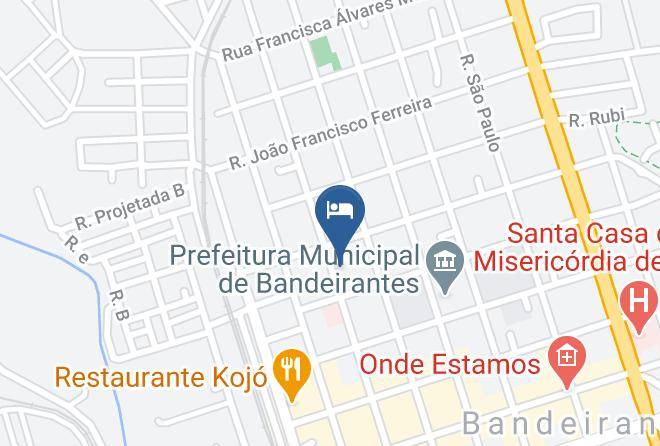 Palace Hotel Em Bandeirantes Pr Map