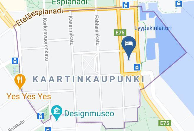 Helsinki - Palace Hotel Maps