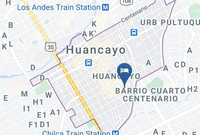 Huancayo - Palace Hotel Maps