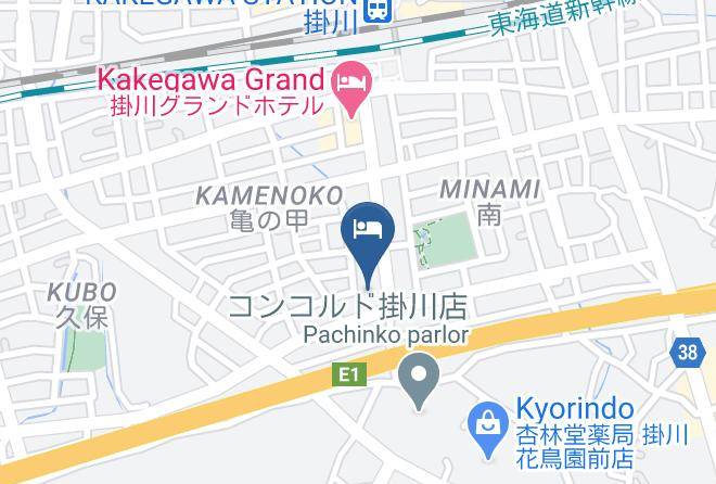 Kakegawa City - Palace Hotel Kakegawa Maps