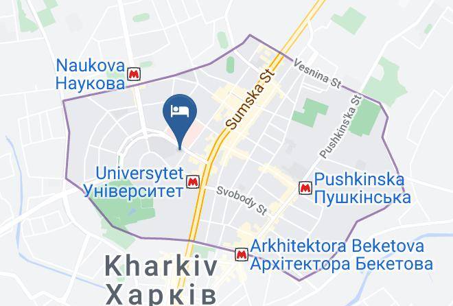 Kharkiv - Palace Hotel Kharkiv Maps