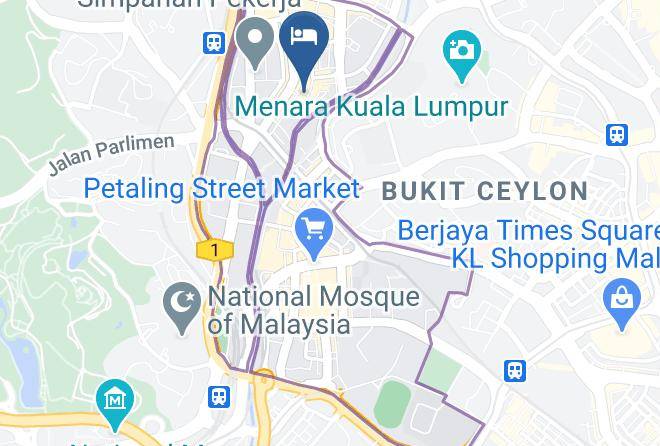 Kuala Lumpur - Palace Hotel Kuala Lumpur Maps