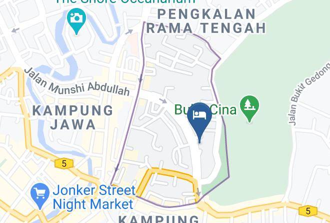 Melaka Tengah - Palace Hotel Maps