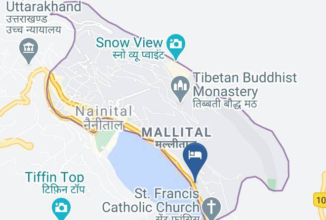 Naini Tal - Palace Hotel Maps