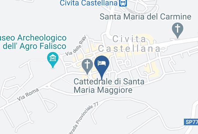 Viterbo - Palace Hotel Relais Falisco Maps