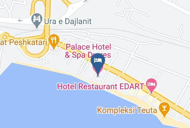 Palace Hotel & Spa Durres Map