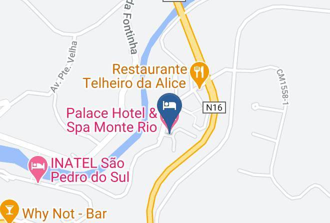 Sao Pedro Do Sul - Palace Hotel & Spa Monte Rio Maps