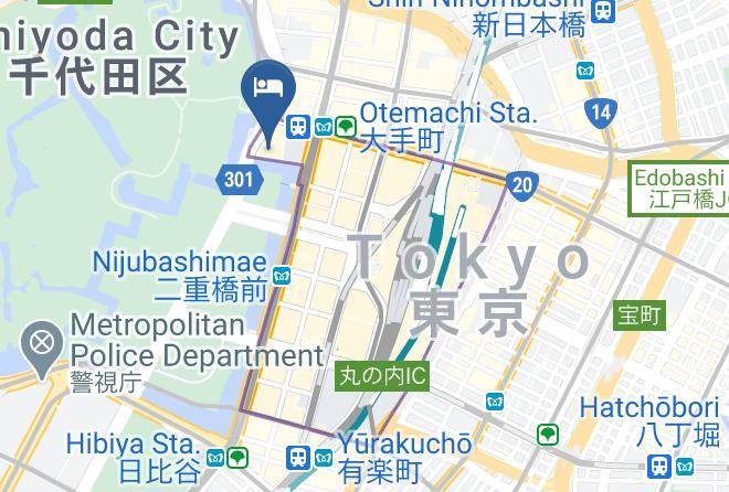 Chiyoda Ward - Palace Hotel Tokyo Maps
