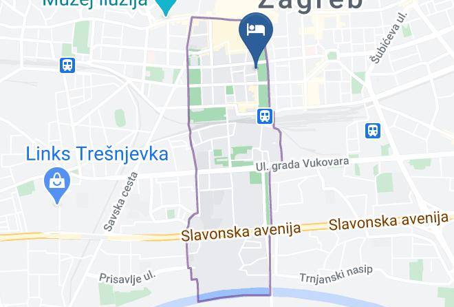 Zagreb - Palace Hotel Maps