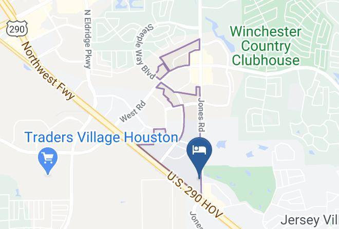Palace Inn 290 & Jones Rd Map