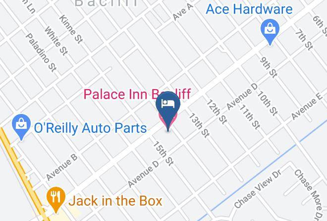 Galveston - Palace Inn Bacliff Maps
