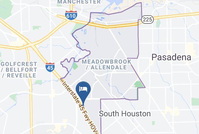 Harris - Palace Inn Blue I 45 & College Ave Maps