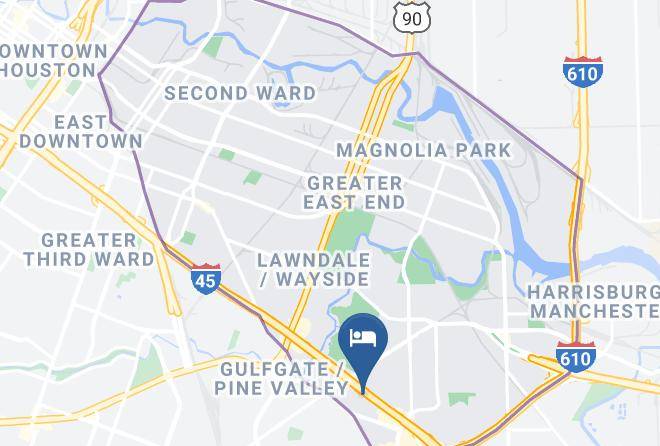 Harris - Palace Inn Blue I 45 & Woodridge Maps