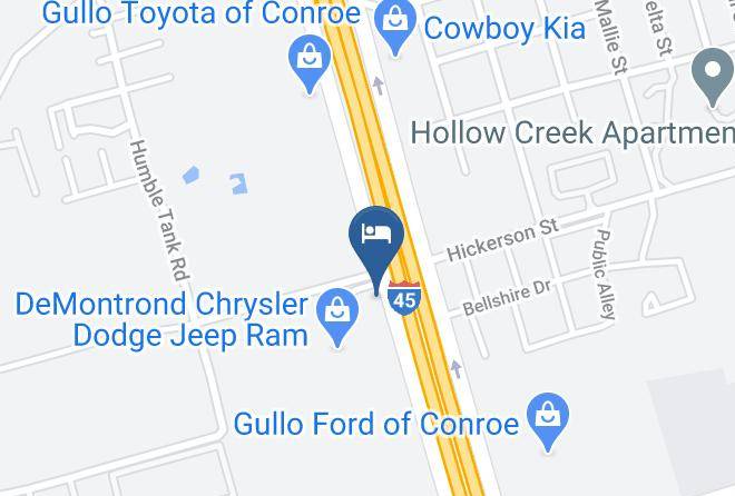 Montgomery - Palace Inn Conroe Maps