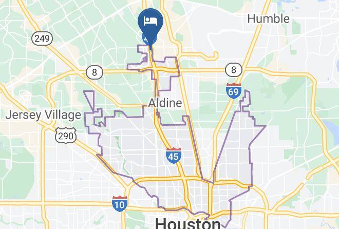 Harris - Palace Inn I 45 & Greenspoint Maps