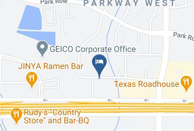 Palace Inn Katy @ I 10 & Westgreen Map