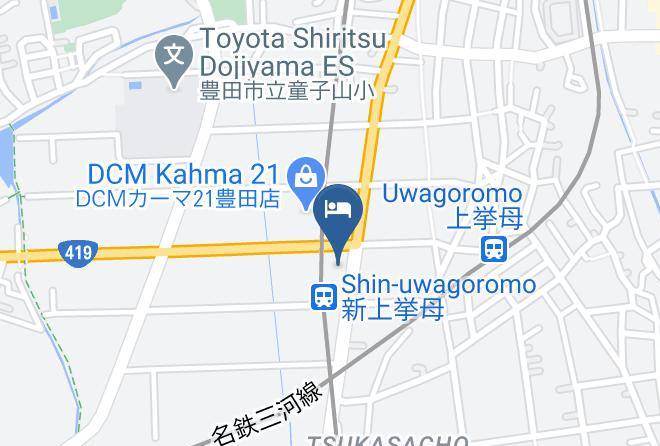 Toyota City - Palace Inn Toyota Maps
