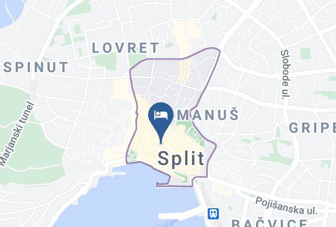 Split - Palace Judita Heritage Hotel Maps