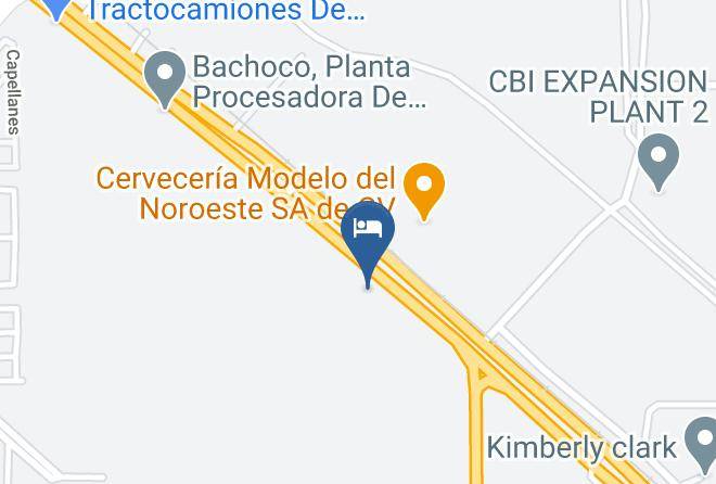 Cajeme - Palace Motel Maps
