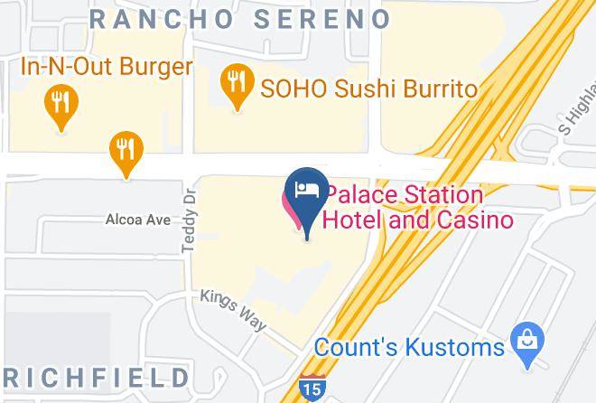 Clark - Palace Station Hotel & Casino Maps