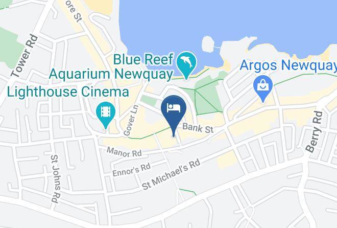 Cornwall - Palace Surf Lodge Maps