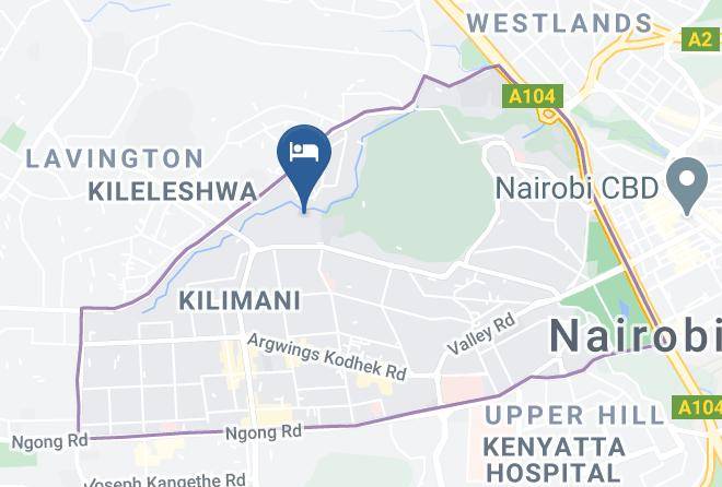 Nairobi - Palacina Residential Hotel Maps