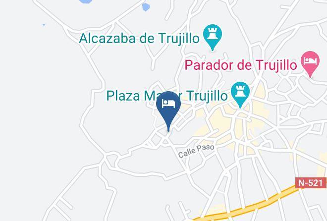 Caceres - Palacio Chaves Hotel Maps